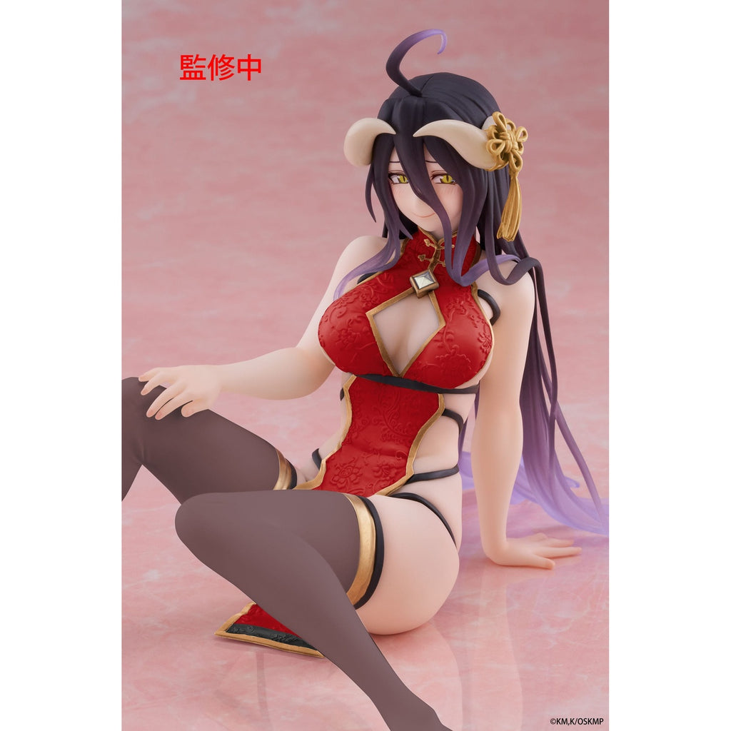 Productafbeelding Overlord PVC Statue Desktop Cute Figure Albedo Chinese Dress Ver. Renewal 13 cm