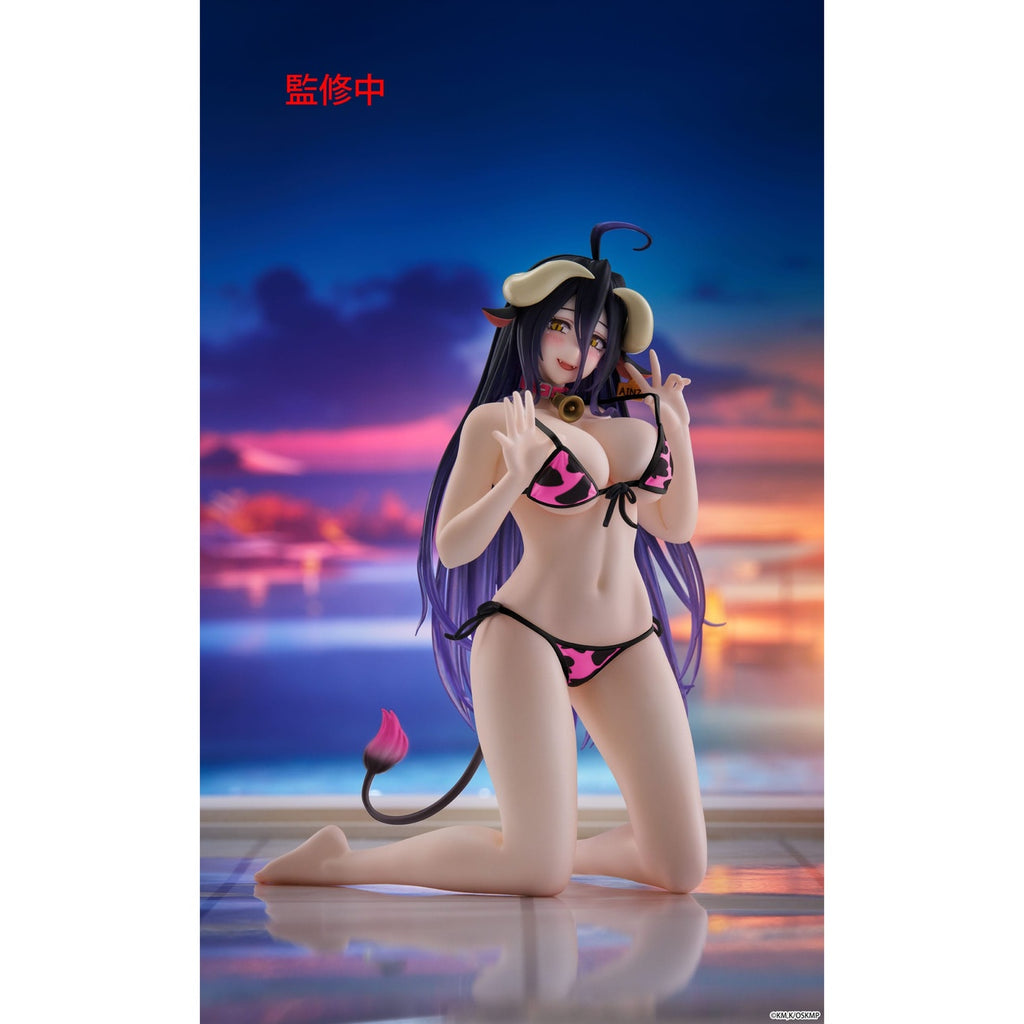 Productafbeelding Overlord PVC Statue Desktop Cute Figure Albedo Cow-Print Swimsuit Ver. Renewal 13 cm