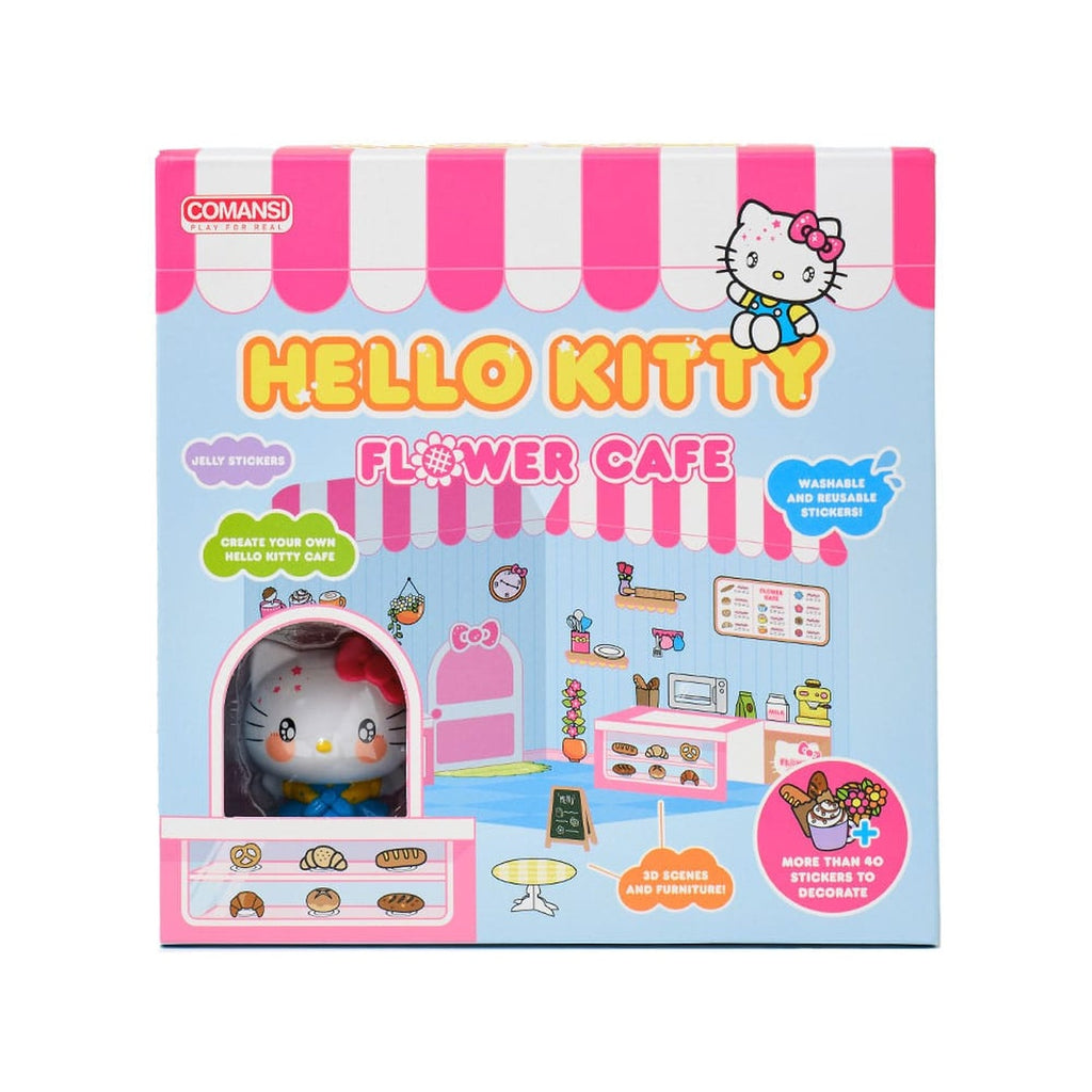 Image produit Hello Kitty and Friends Mini-figurine Sticker House Hello Kitty Flower Café