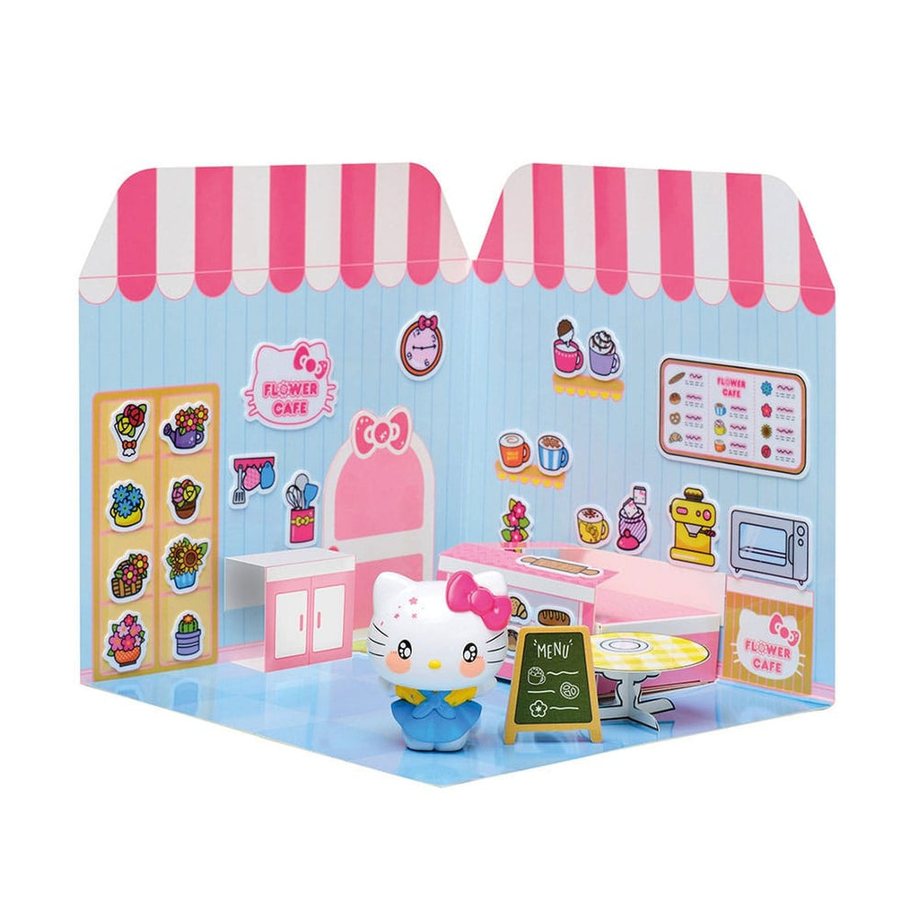 Image produit Hello Kitty and Friends Mini-figurine Sticker House Hello Kitty Flower Café