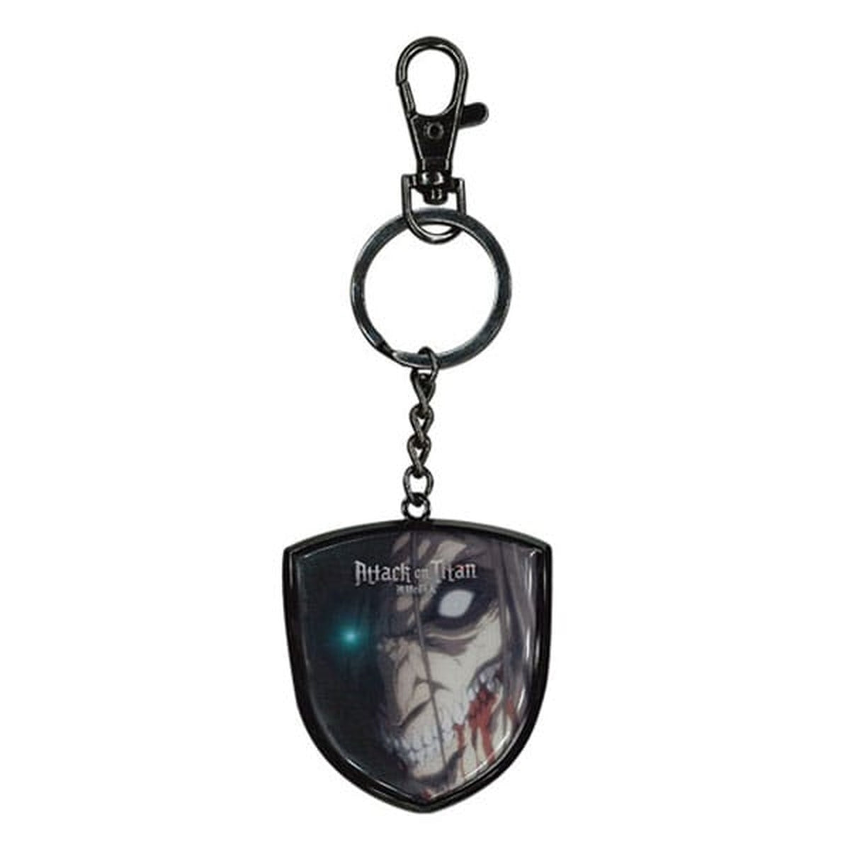 Image produit Porte-clés en métal Attack on Titan Titan 7 cm