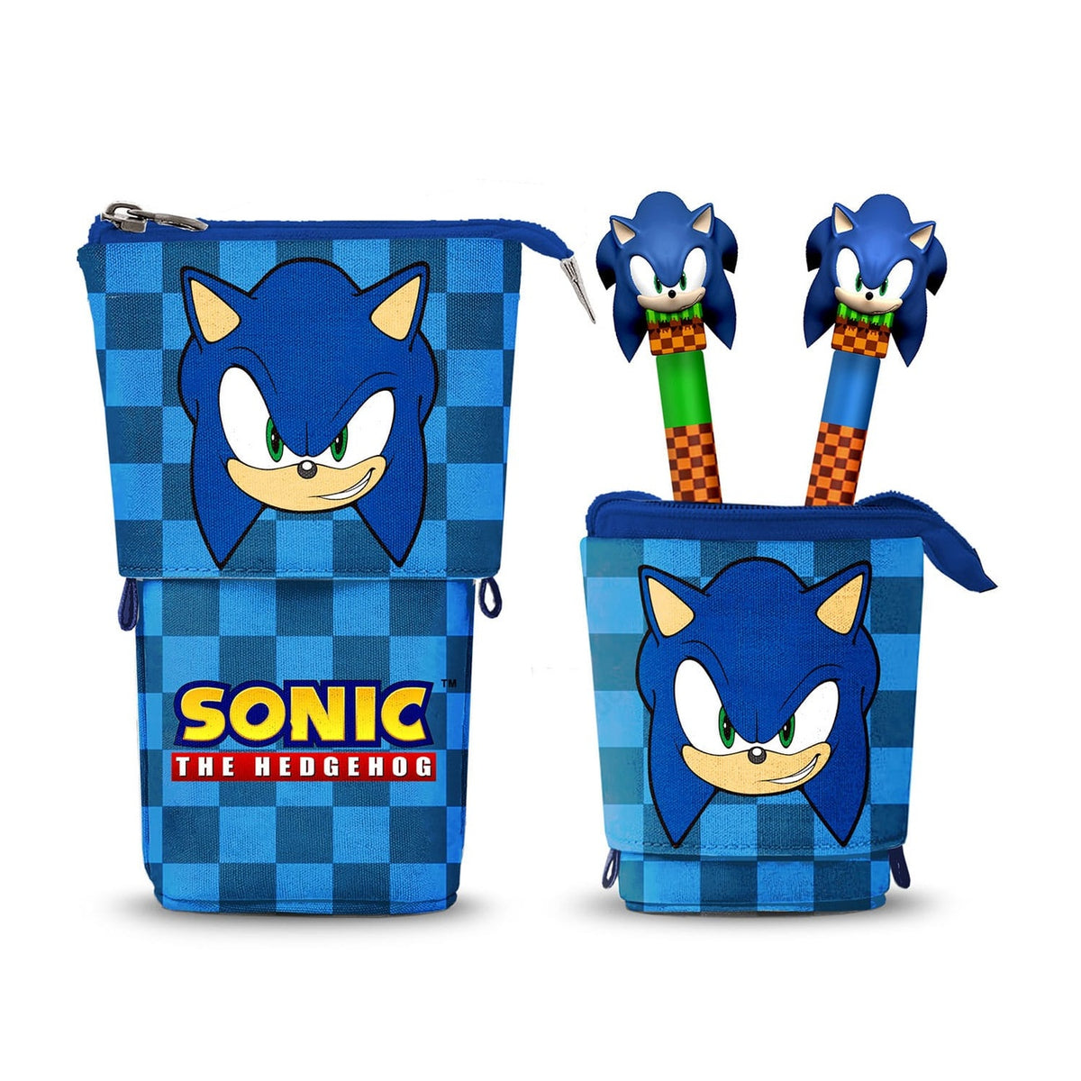 Image produit Sonic The Hedgehog - Trousse Pop-Up avec 2 stylos gel effaçables