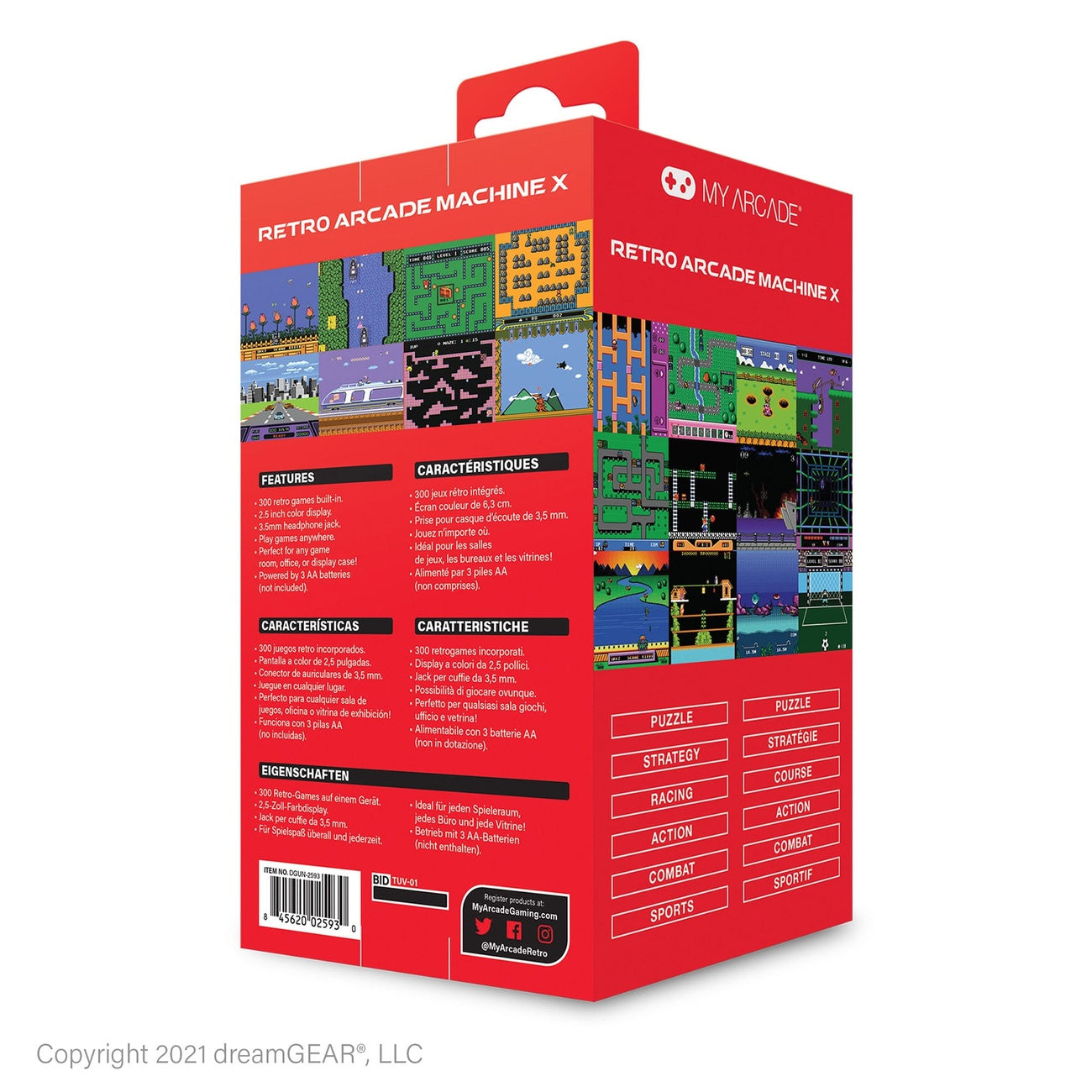 Produktbild My Arcade tragbare Spielkonsole Retro Arcade Machine X