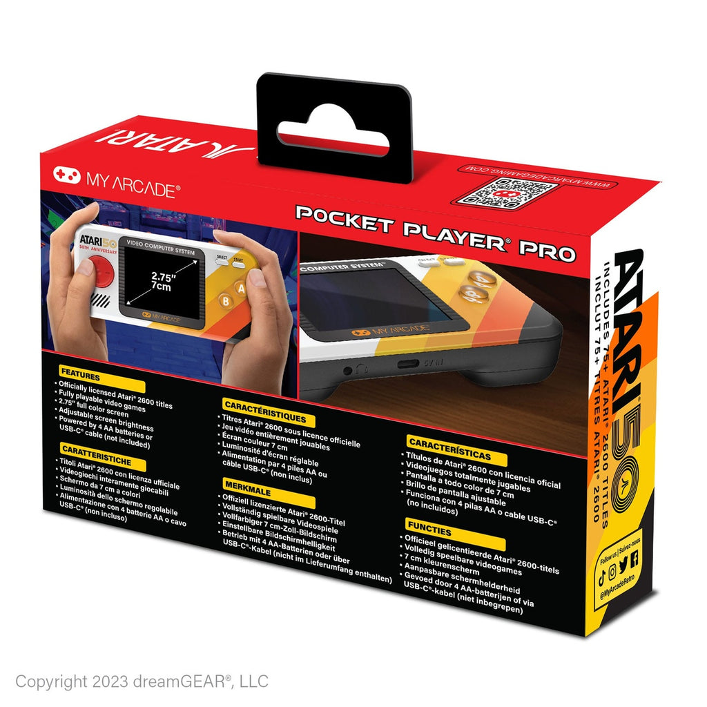 Productafbeelding Atari draagbare spelconsole Pocket Player Pro
