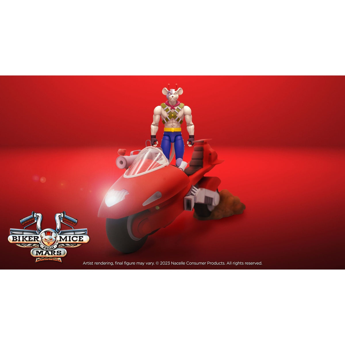 Productafbeelding Biker Mice From Mars Voertuig Vinnie's Radical Rocket Sled 25 cm