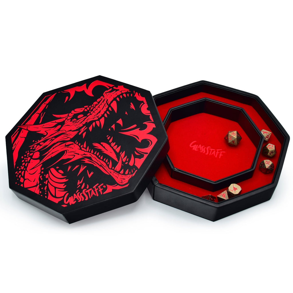 Image produit CritStones Arena Dice Tray Red Dragon