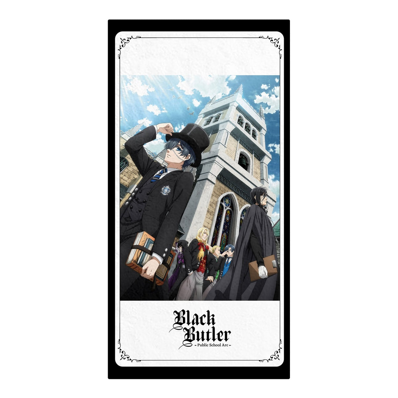 Image produit Black Butler : Arc Public School Serviette Ciel & Sebastian 150 x 75 cm