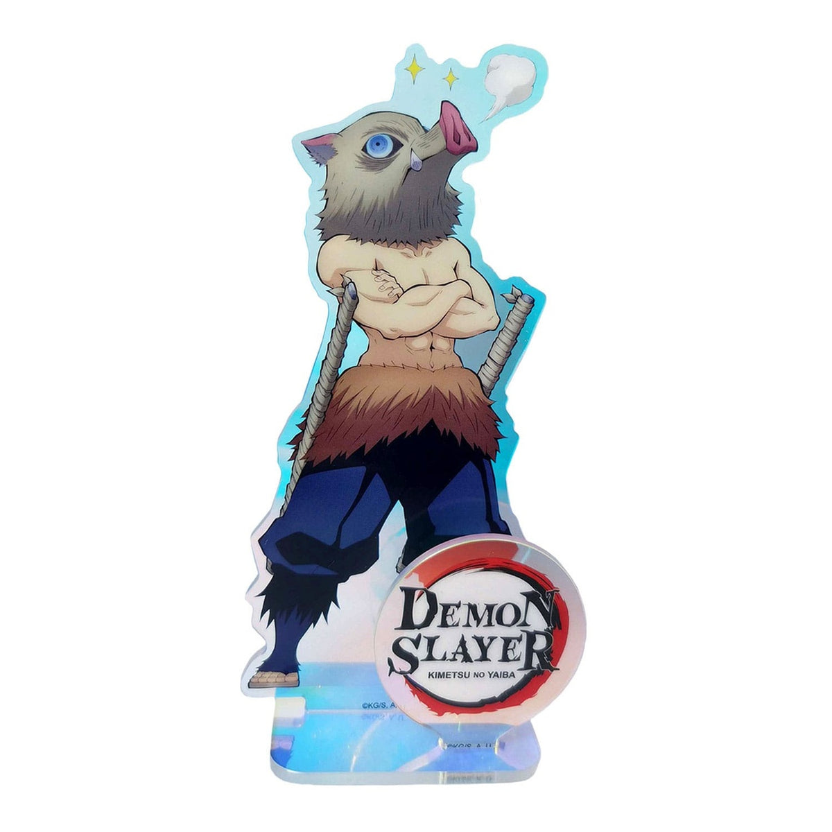 Image produit Demon Slayer: Kimetsu no Yaiba Statuette Acrylique Inosuke Holographic 16 cm