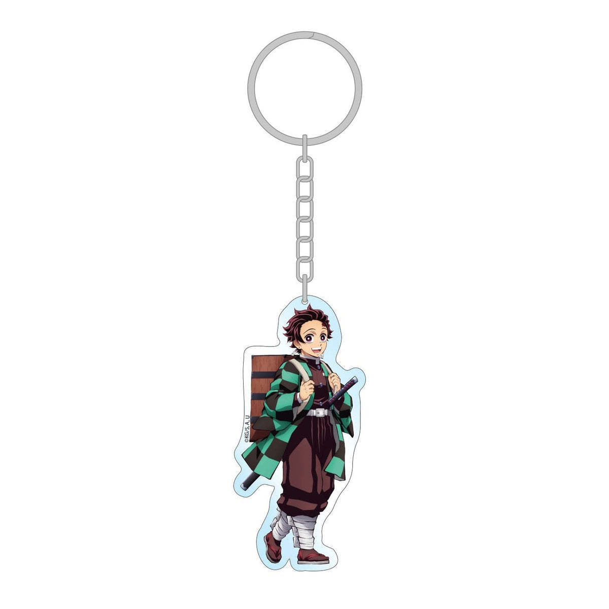 Productafbeelding Demon Slayer: Kimetsu no Yaiba Acryl Sleutelhanger Tanjiro Holographic 8 cm