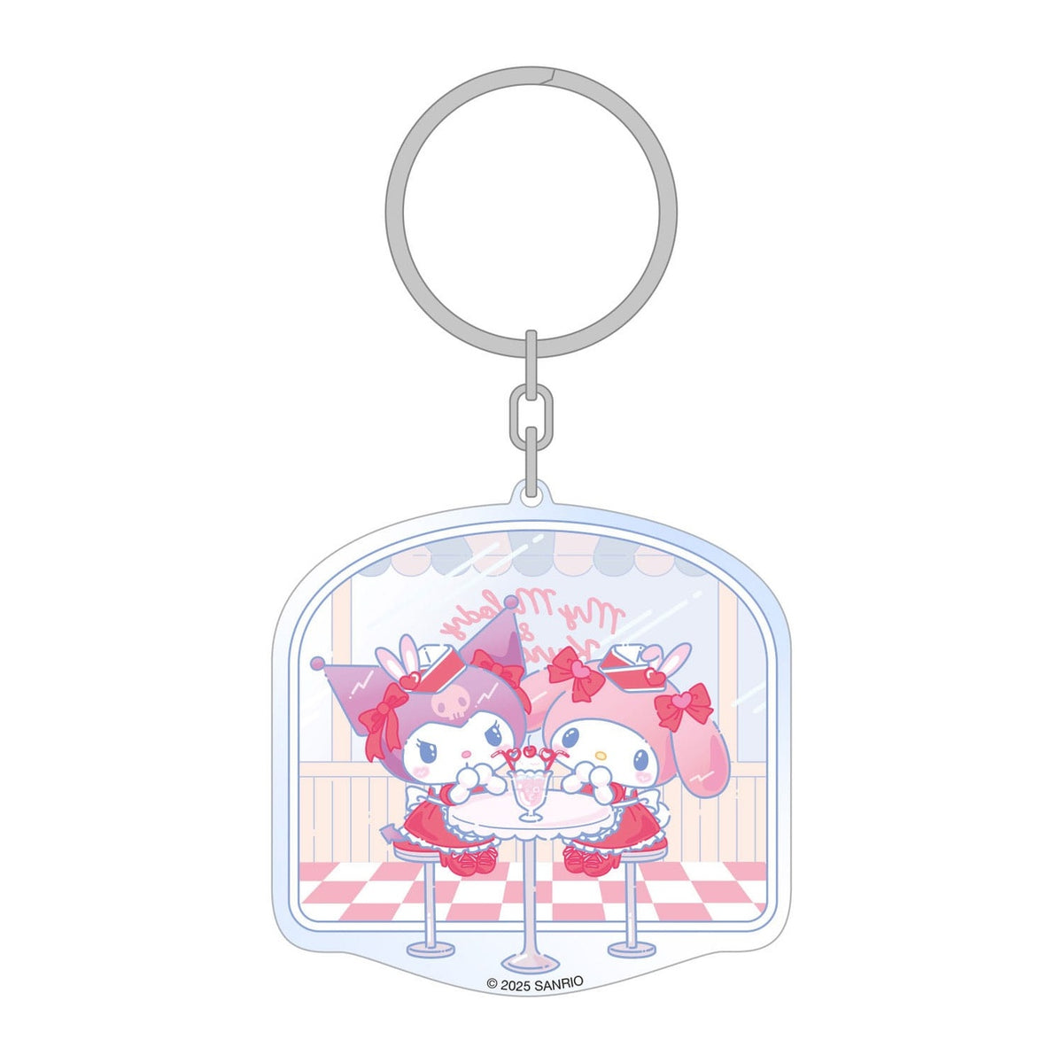 Image produit Sanrio Porte-clés acrylique Hello Kitty & Friends American Diner 6 cm