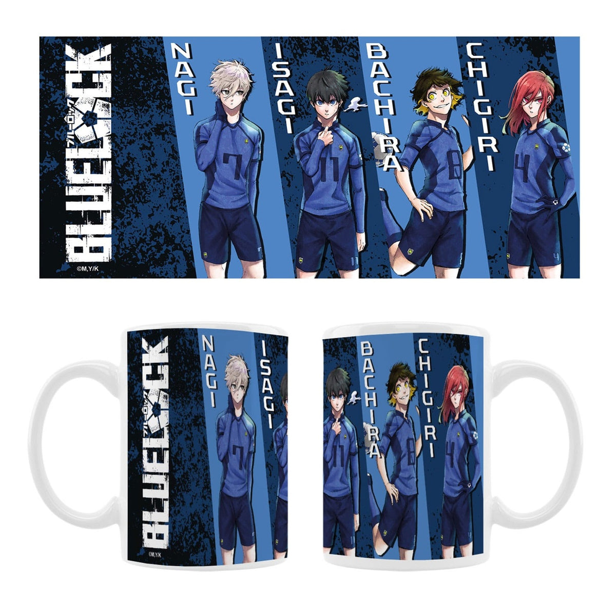 Product image Blue Lock Ceramic Mug Nagi, Isagi, Bachira & Chigiri