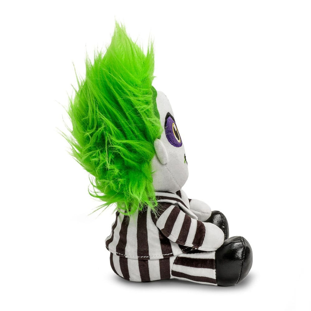 Image produit Peluche Beetlejuice Phunny Beetlejuice assis avec tenue rayée 18 cm