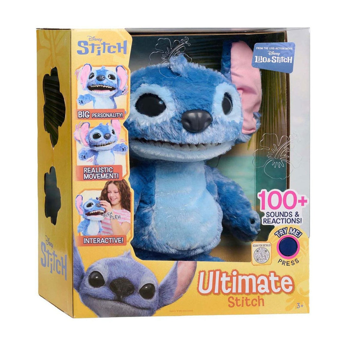 Productafbeelding Lilo & Stitch Interactieve Pluchen Figuur Ultimate Stitch 43 cm