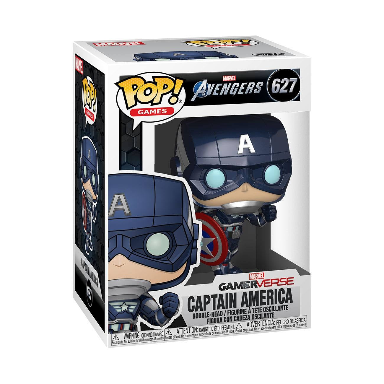 Produktbild Marvel's Avengers (2020 video game) POP! Marvel Vinyl Figur Captain America 9 cm