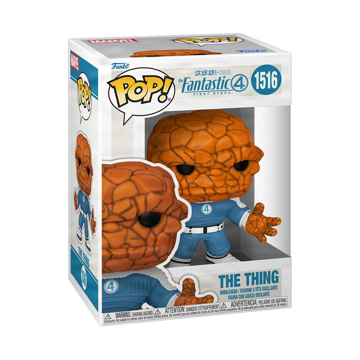 Image produit The Fantastic Four: First Steps Figurine POP! Marvel The Thing 9 cm en vinyle