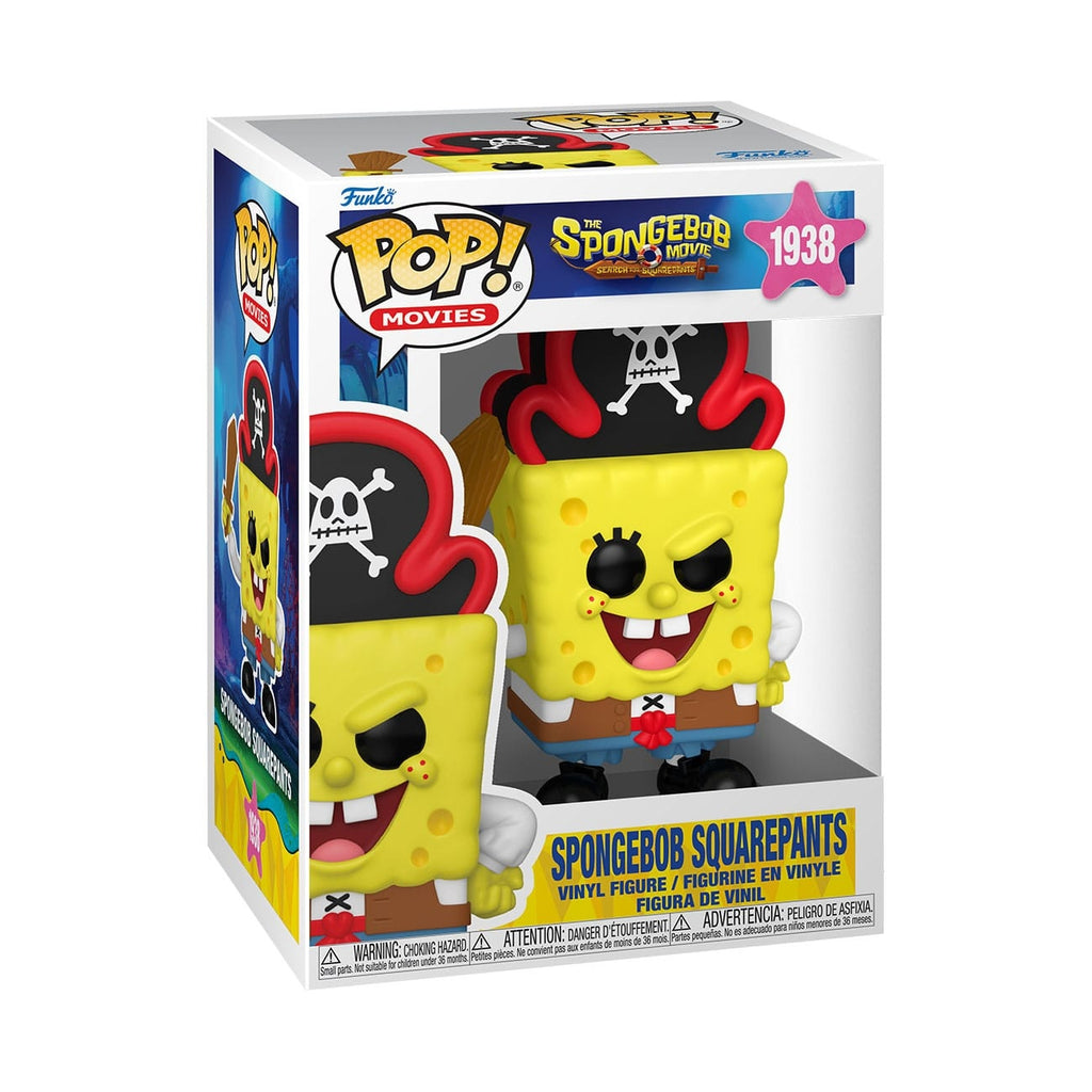 Produktbild SpongeBob Schwammkopf POP! Vinyl Figur SquarePants (Pirate) 9 cm
