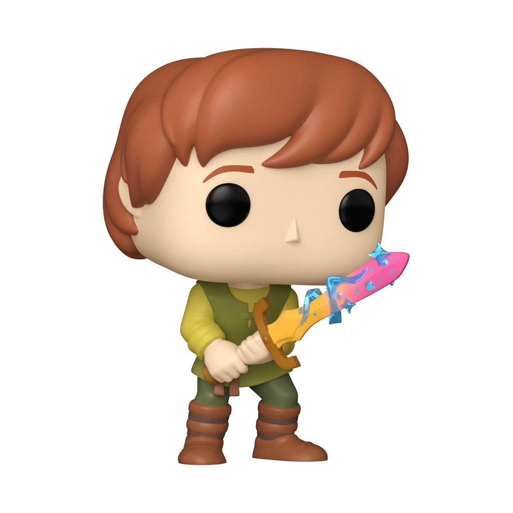 Image produit Taram et le Chaudron Magique POP! Disney figurine en vinyle Taran avec épée 9 cm