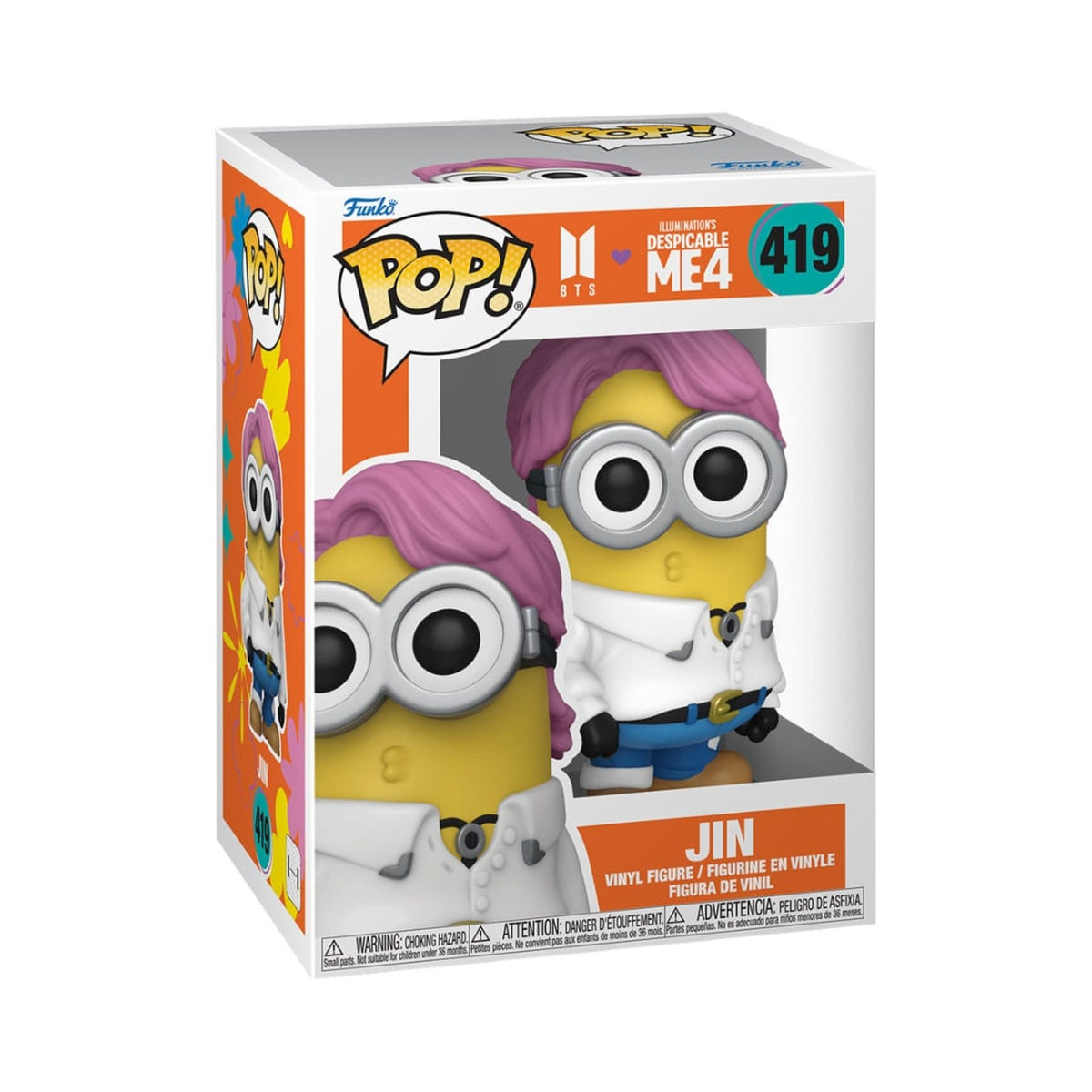 Produktbild Minions x BTS POP! Rocks Vinyl Figur Jin 9 cm