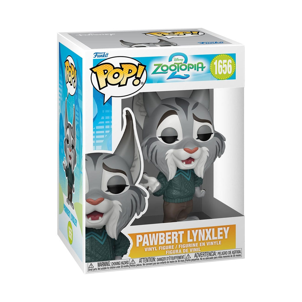 Image produit Zootopie 2 POP! Movies figurine en vinyle Pawbert Lynxley 9 cm