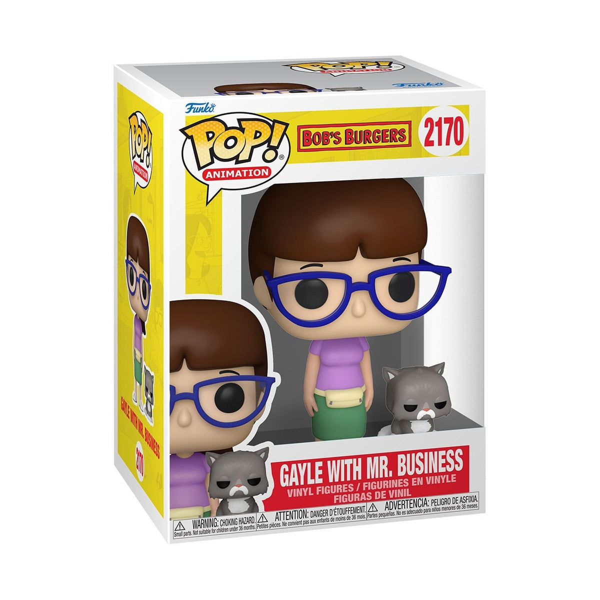 Image produit Bob's Burgers figurine TV POP! & Buddy vinyle Gayle with Mr. Business 9 cm