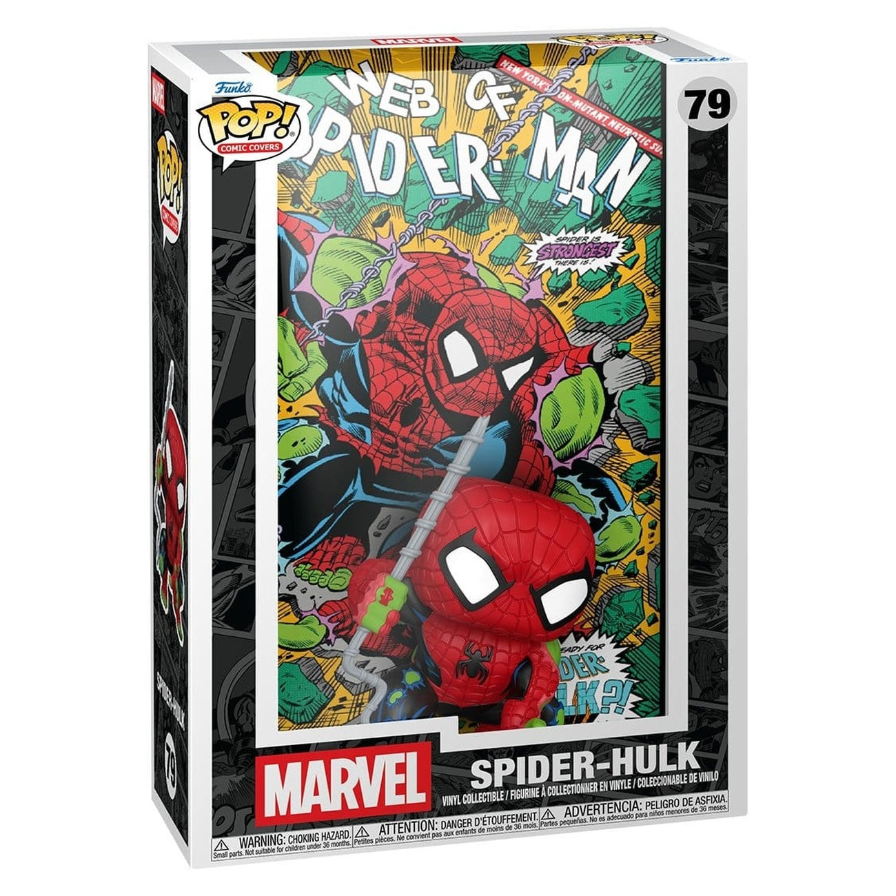 Produktbild Marvel POP! Comic Covers Vinyl Figur Web of Spider-Man #70 (Spider-Hulk) 9 cm