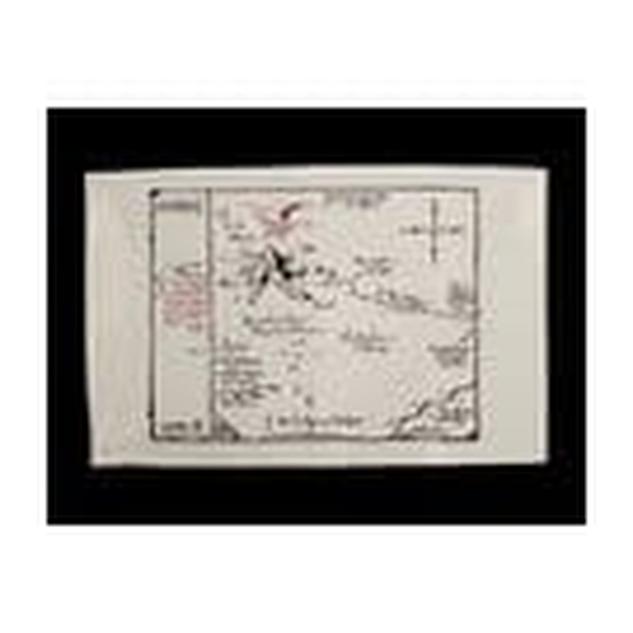 Productafbeelding The Hobbit Theedoek Thorin's Map 72 cm