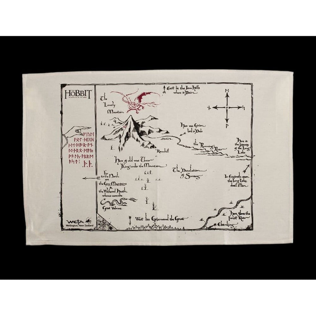 Productafbeelding The Hobbit Theedoek Thorin's Map 72 cm