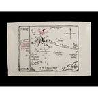 Productafbeelding The Hobbit Theedoek Thorin's Map 72 cm