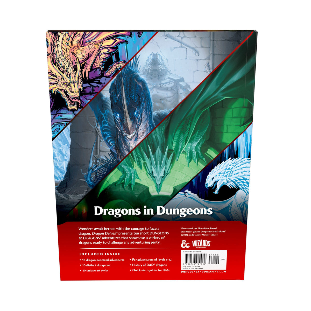 Productafbeelding Dungeons & Dragons RPG Dragon Delves: An Adventure Anthology Engels