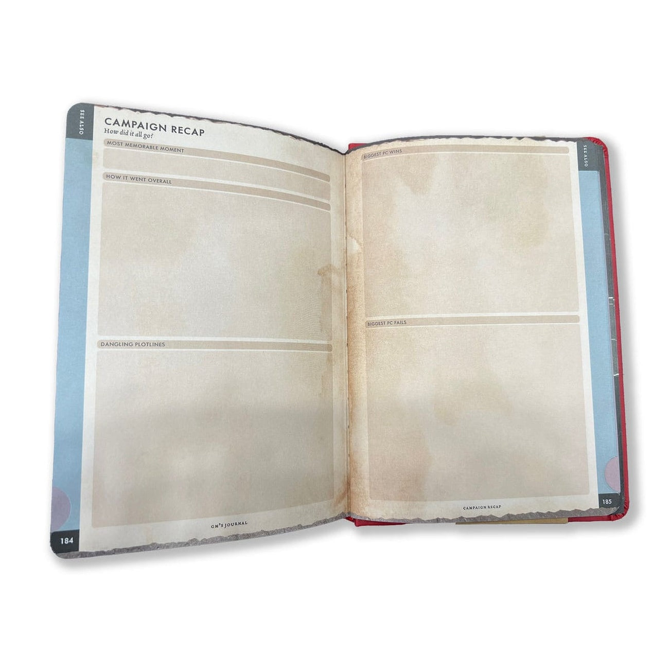 Productafbeelding Notitieboek A5 Gamemaster's Journal Orange Portal