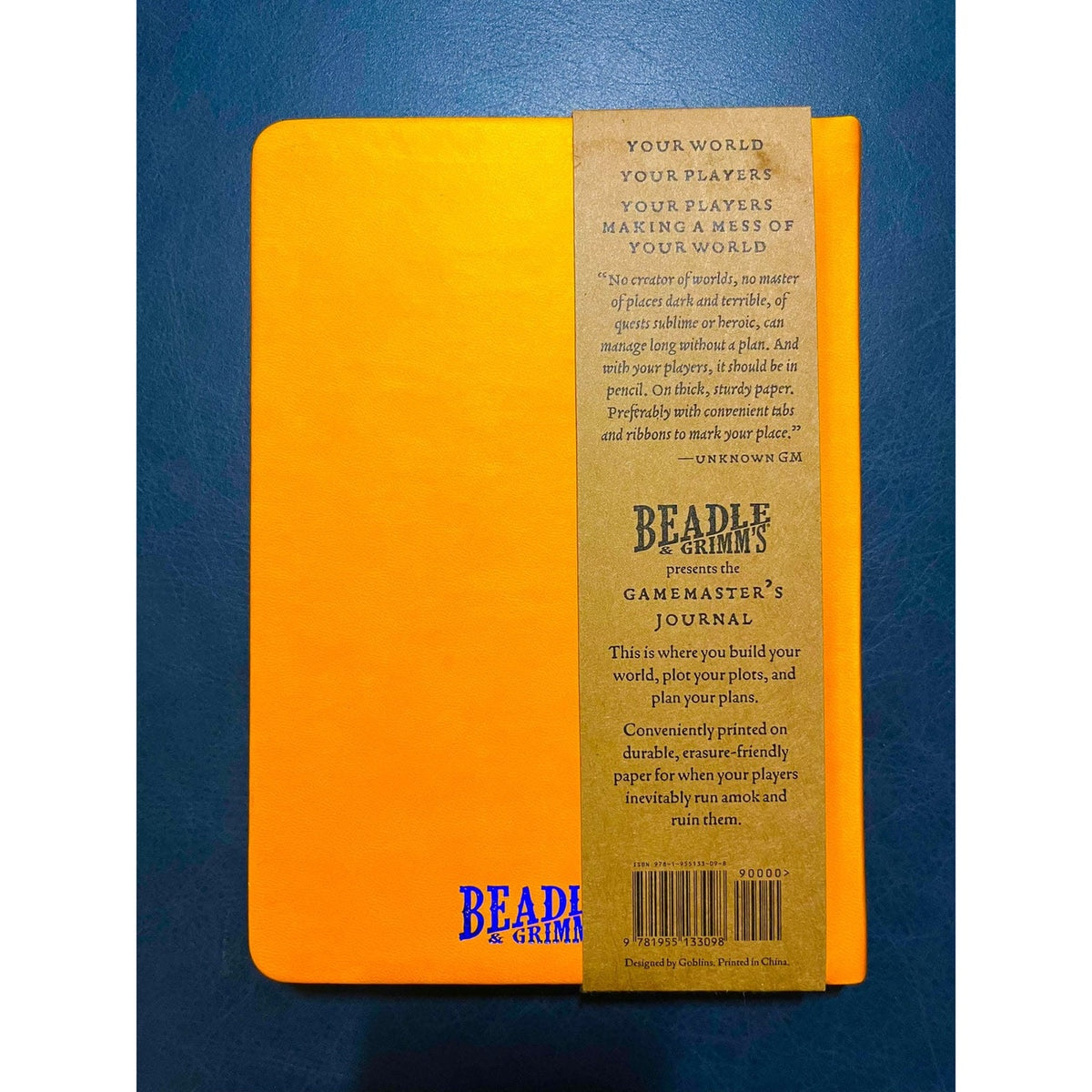 Productafbeelding Notitieboek A5 Gamemaster's Journal Orange Portal