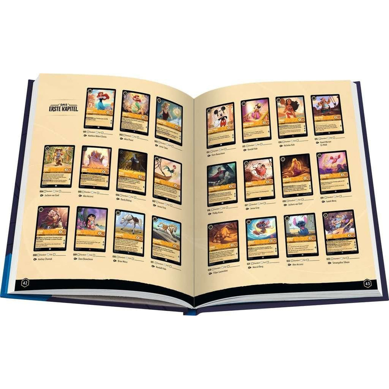 Productafbeelding Disney Lorcana TCG Boek De Officiële Collector’s Guide: Sets 1–4 *Duitse versie*