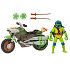 Productafbeelding Teenage Mutant Ninja Turtles: Mutant Mayhem Drive N Kick actiefiguur Leonardo & motor 11 cm