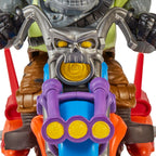 Image produit Teenage Mutant Ninja Turtles figurine articulée avec véhicule Rocksteady & Chopper 12 cm