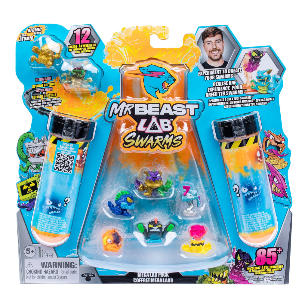 Productafbeelding MrBeast Lab Swarms minifiguren 12-pack Mega Lab 1 3 cm assortiment (4)