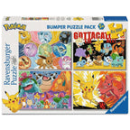 Productafbeelding Pokémon Puzzels 4-pack Pokémon-Vrienden (4x100 stukjes)
