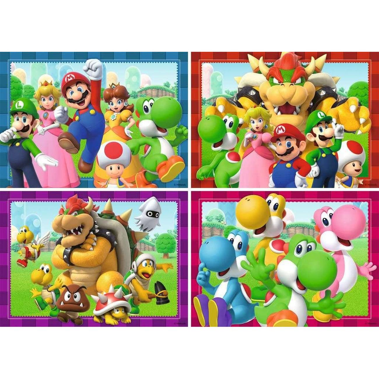 Productafbeelding Super Mario Puzzels 4-pack Tijd voor Mario! (4x100 stukjes)