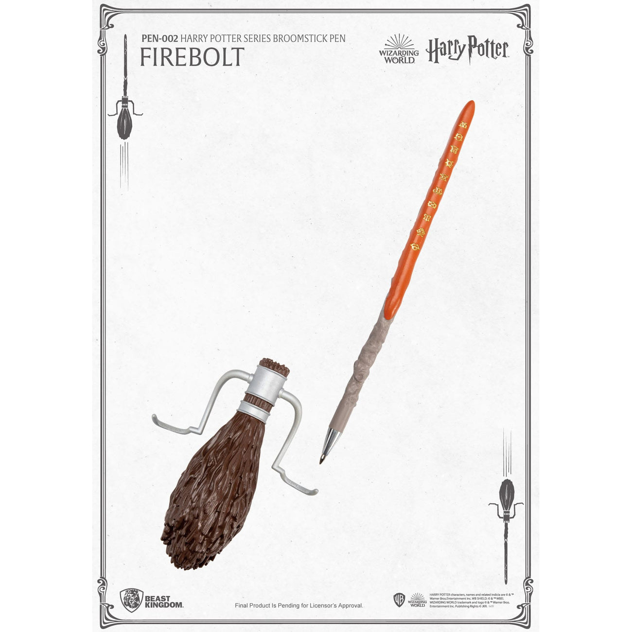 Productafbeelding Harry Potter Balpen Firebolt Bezemsteel 29 cm