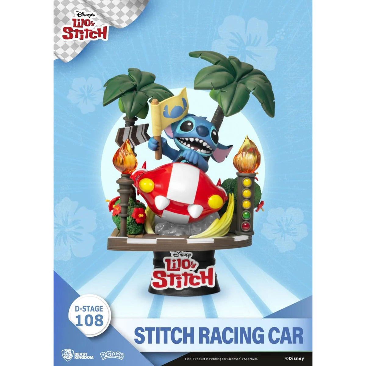 Productafbeelding Disney: Lilo & Stitch - Stitch Racing Car PVC Diorama