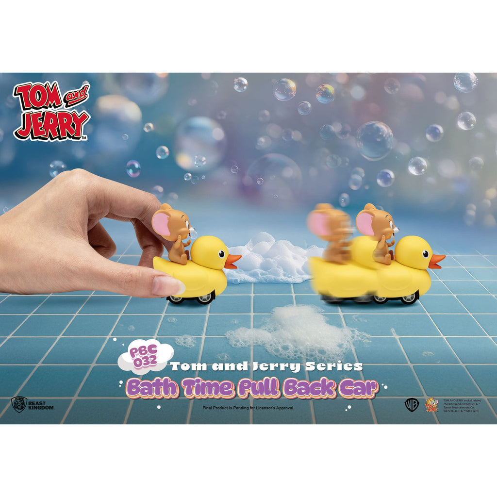 Image produit Tom & Jerry Pull Back Car Series Voitures à rétrofriction Bath Time Blind Box lot de 6