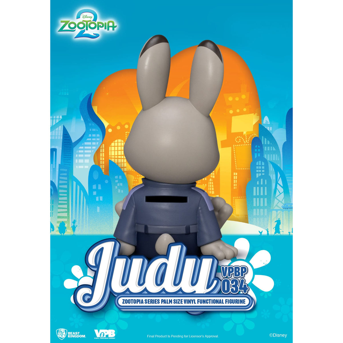 Productafbeelding Zootropolis Piggy vinyl spaarpot Judy 15 cm