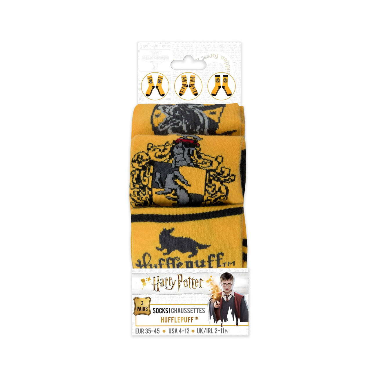 Image produit Harry Potter Chaussettes lot de 3 Poufsouffle