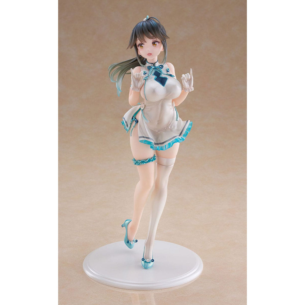 Image produit Avian Romance Pink Label 5 Statue PVC 1/6 Ponytail Girl : Qipao 29 cm