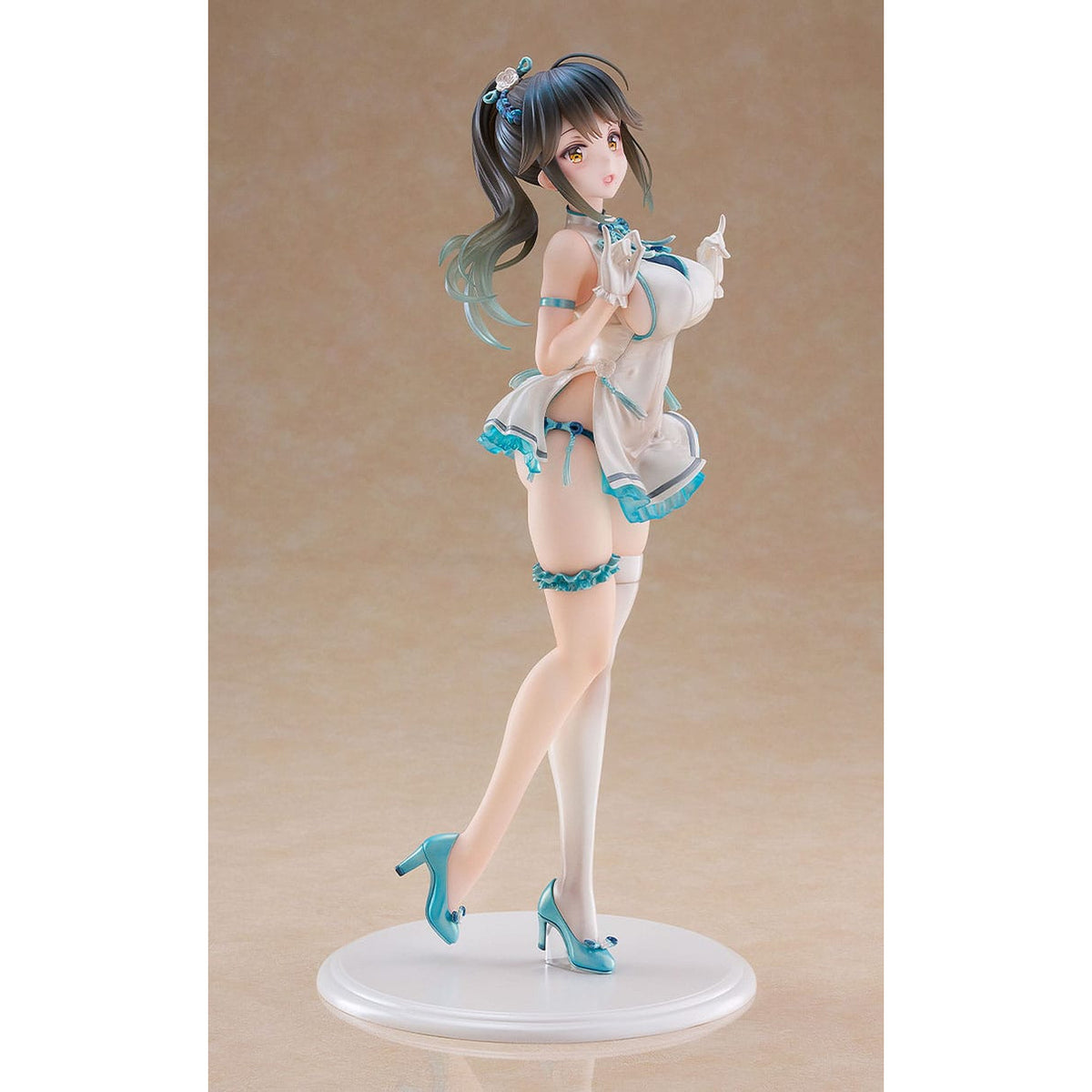 Image produit Avian Romance Pink Label 5 Statue PVC 1/6 Ponytail Girl : Qipao 29 cm