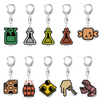Image produit Monster Hunter Wilds porte-clés acrylique Item Icon 6 cm assortiment (10)