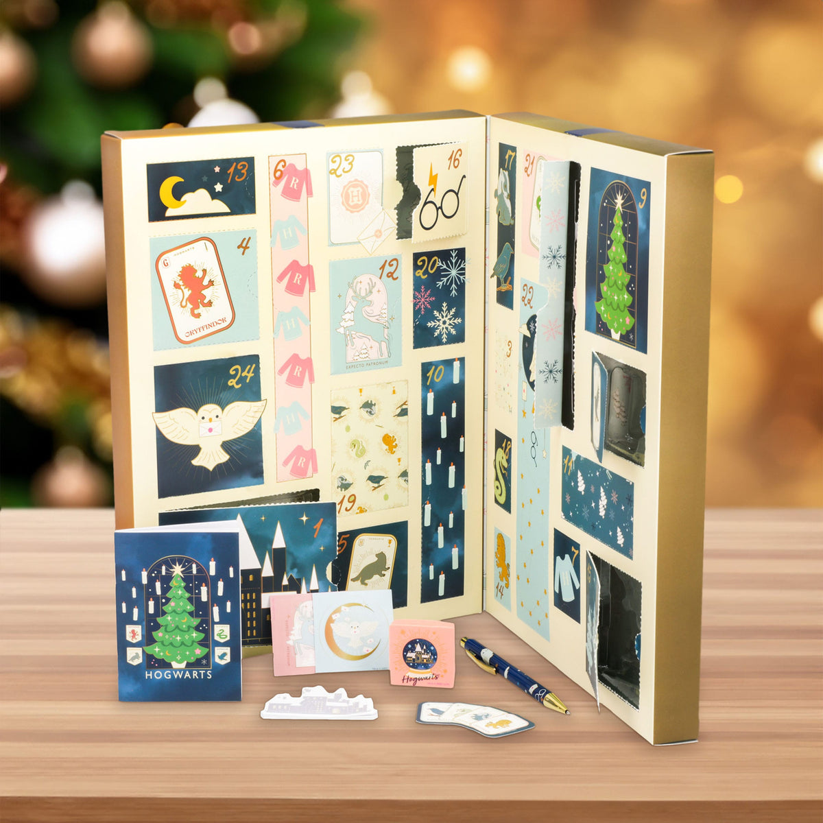 Image produit Calendrier de l’Avent Harry Potter Papeterie 24 jours Poudlard
