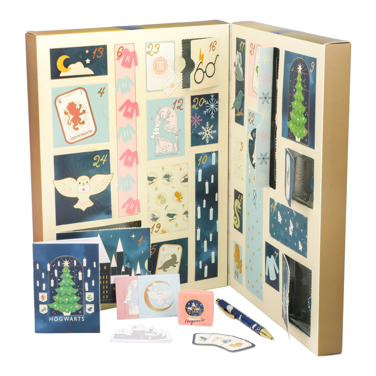 Image produit Calendrier de l’Avent Harry Potter Papeterie 24 jours Poudlard
