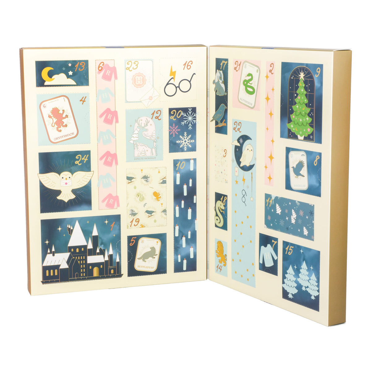 Image produit Calendrier de l’Avent Harry Potter Papeterie 24 jours Poudlard