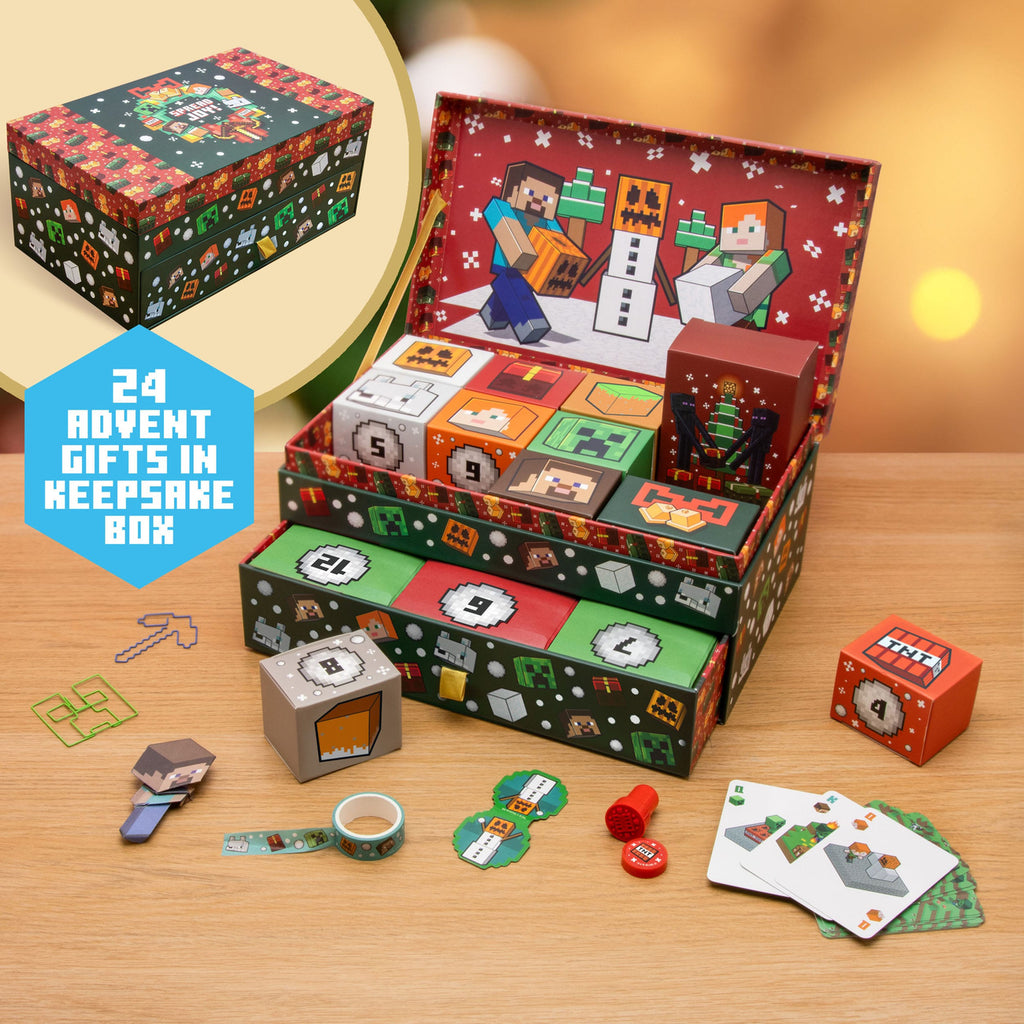 Image produit Calendrier de l’Avent Minecraft Keepsake Box