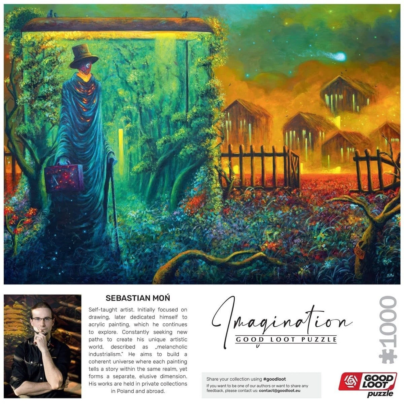 Produktbild Imagination Series Puzzle Sebastian Mon Stationary Traveller II (1000 Teile)